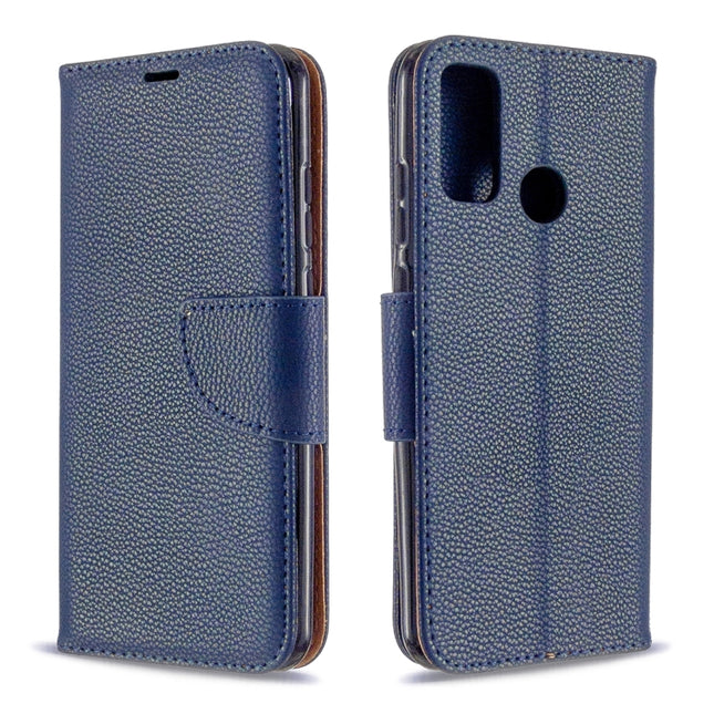 Litchi Texture Pure Color Horizontal Flip PU Leather Case with Holder & Card Slots & Wallet & Lanyard, For Huawei P Smart (2020), For Huawei Y5P / Honor 9S, For Huawei Y6P