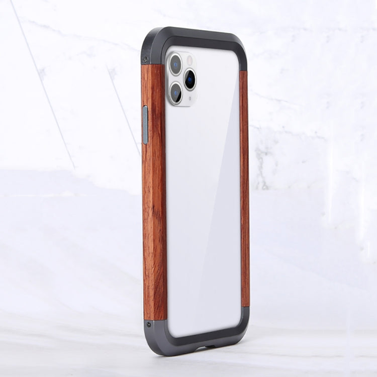 R-JUST Schutzhülle mit Metall- und Holzrahmen, für iPhone 11, für iPhone 11 Pro, für iPhone 11 Pro Max, für iPhone SE 2022 / SE 2020 / 8 / 7, für iPhone X / XS, für iPhone XS Max, für iPhone XR
