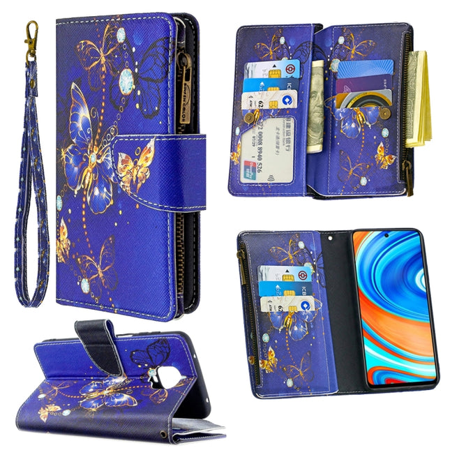 Colored Drawing Pattern Zipper Horizontal Flip Leather Case with Holder & Card Slots & Wallet, For Xiaomi Redmi Note 9 Pro, For Xiaomi Mi CC9 Pro / Note 10