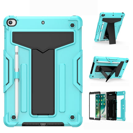 T-shaped Bracket Contrast Color Shockproof PC + Silicone Flat Protective Case, For iPad 10.2 / iPad Pro 10.5, For Samsung Galaxy Tab A8.4 (2020) T307
