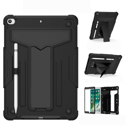 T-shaped Bracket Contrast Color Shockproof PC + Silicone Flat Protective Case, For iPad 10.2 / iPad Pro 10.5, For Samsung Galaxy Tab A8.4 (2020) T307