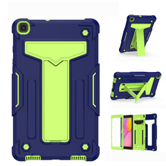 T-shaped Bracket Contrast Color Shockproof PC + Silicone Flat Protective Case, For iPad 10.2 / iPad Pro 10.5, For Samsung Galaxy Tab A8.4 (2020) T307, For Samsung Galaxy Tab A8.0 (2019) T290