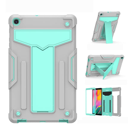 T-shaped Bracket Contrast Color Shockproof PC + Silicone Flat Protective Case, For Samsung Galaxy Tab A8.0 (2019) T290, For Samsung Galaxy Tab A10.1 (2019) T510