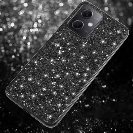 Glitter Powder Shockproof TPU Phone Case, For Xiaomi Redmi Note 12 4G/5G Global, For Xiaomi Redmi Note 12 Pro 5G Global