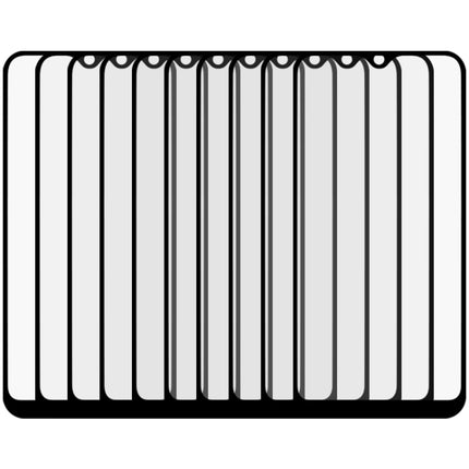 25 PCS Full Glue Full Screen Tempered Glass Film