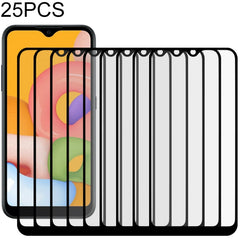 25 PCS Full Glue Full Screen Tempered Glass Film, For OPPO Realme X50, For ASUS Zenfone 6 ZS630KL, For Samsung Galaxy A01, For Samsung Galaxy A21s, For Samsung Galaxy A70, For Samsung Galaxy M01, For Xiaomi Redmi 9��������������������������������������...