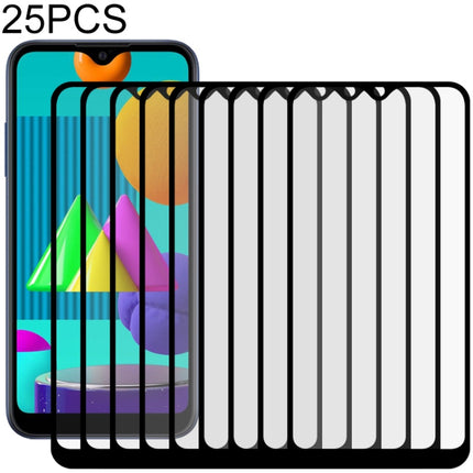 25 PCS Full Glue Full Screen Tempered Glass Film