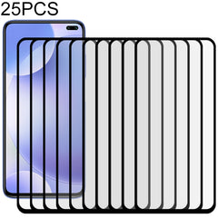 25 PCS Full Glue Full Screen Tempered Glass Film, For OPPO Realme X50, For ASUS Zenfone 6 ZS630KL, For Samsung Galaxy A01, For Samsung Galaxy A21s, For Samsung Galaxy A70, For Samsung Galaxy M01, For Xiaomi Redmi 9��������������������������������������...