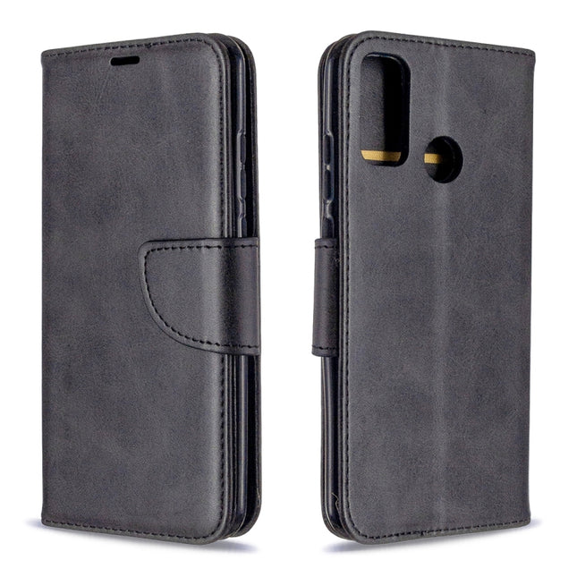 Retro Lambskin Texture Pure Color Horizontal Flip PU Leather Case with Holder & Card Slots & Wallet & Lanyard, For Huawei P Smart (2020), For Huawei Y5P / Honor 9S, For Huawei Y6P, For Huawei Honor 9A
