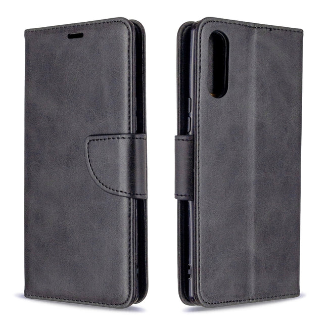 Retro Lambskin Texture Pure Color Horizontal Flip PU Leather Case with Holder & Card Slots & Wallet & Lanyard, For Sony Xperia L4, For LG K51