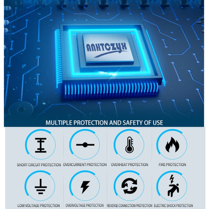 ANHTCzyx 12V 8A  / 24V 4A Automobile Battery Charger Motorcycle Battery Repair Type AGM