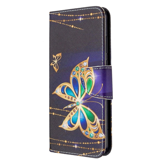 Colored Drawing Pattern Horizontal Flip Leather Case with Holder & Card Slots & Wallet, For Huawei Y6P, For Huawei Honor 9A