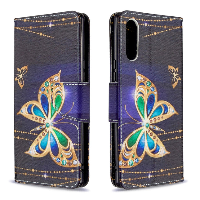 Colored Drawing Pattern Horizontal Flip Leather Case with Holder & Card Slots & Wallet, For LG K51, For Sony Xperia L4