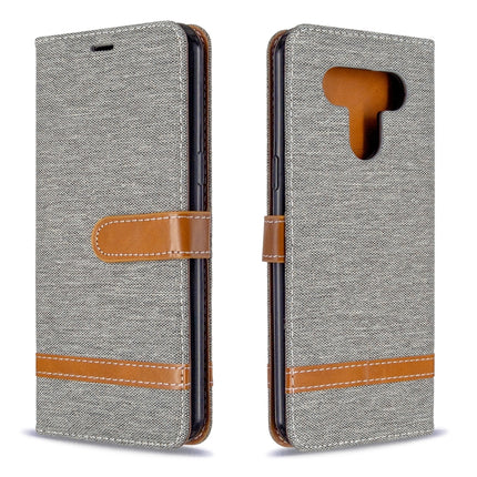 Color Matching Denim Texture Horizontal Flip Leather Case with Holder & Card Slots & Wallet & Lanyard, For LG K51, For Sony Xperia L4