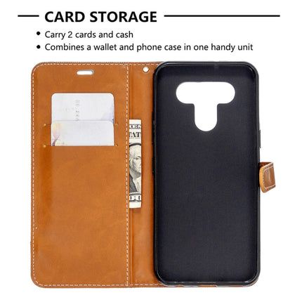 Color Matching Denim Texture Horizontal Flip Leather Case with Holder & Card Slots & Wallet & Lanyard, For LG K51, For Sony Xperia L4