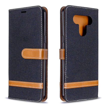 Color Matching Denim Texture Horizontal Flip Leather Case with Holder & Card Slots & Wallet & Lanyard, For LG K51, For Sony Xperia L4