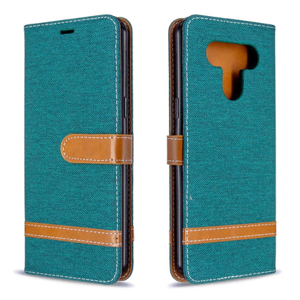Color Matching Denim Texture Horizontal Flip Leather Case with Holder & Card Slots & Wallet & Lanyard, For LG K51, For Sony Xperia L4