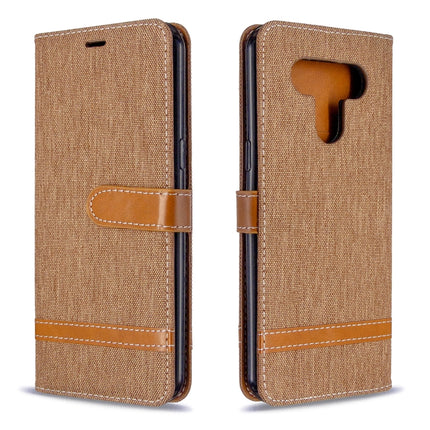 Color Matching Denim Texture Horizontal Flip Leather Case with Holder & Card Slots & Wallet & Lanyard, For LG K51, For Sony Xperia L4