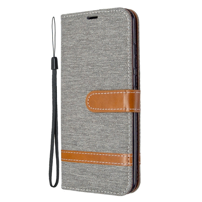 Color Matching Denim Texture Horizontal Flip Leather Case with Holder & Card Slots & Wallet & Lanyard, For Huawei P Smart (2020), For Huawei Y5P / Honor 9S