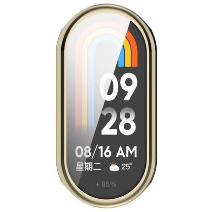 Full Coverage TPU Electroplating Watch Protective Cover, For Xiaomi Mi Band 8 / 9 Ceramic / 10 Ceramic