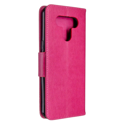 Two Butterflies Embossing Pattern Horizontal Flip Leather Case with Holder & Card Slot & Wallet & Lanyard, For LG K51, For Sony Xperia L4