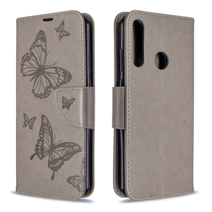 Two Butterflies Embossing Pattern Horizontal Flip Leather Case with Holder & Card Slot & Wallet & Lanyard, For Huawei P Smart (2020), For Huawei Y5P / Honor 9S, For Huawei Y6P, For Huawei Honor 9A