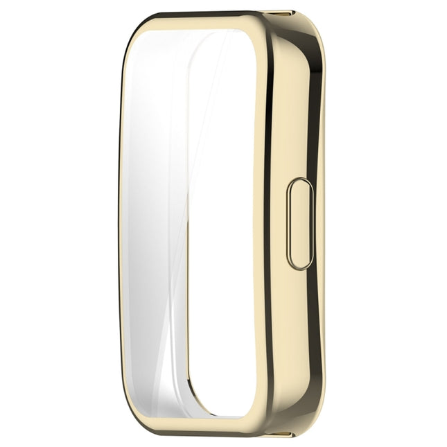 Full Coverage TPU Electroplating Watch Protective Case, For Huawei Band 10 / 9 / 8