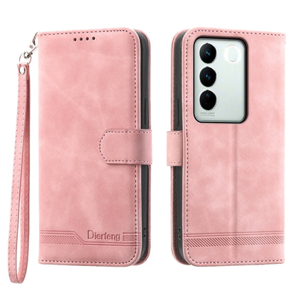Dierfeng Dream Line Leather Phone Case, For vivo V27