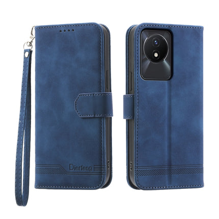 Dierfeng Dream Line Leather Phone Case, For vivo Y36, For vivo Y78, For vivo Y02a, For vivo Y56