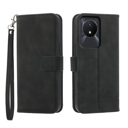 Dierfeng Dream Line Leather Phone Case, For vivo Y36, For vivo Y78, For vivo Y02a, For vivo Y56