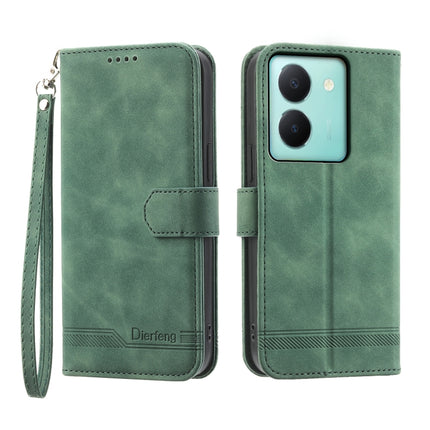 Dierfeng Dream Line Leather Phone Case, For vivo Y36, For vivo Y78, For vivo Y02a, For vivo Y56