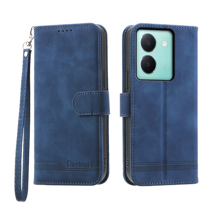 Dierfeng Dream Line Leather Phone Case, For vivo Y36, For vivo Y78, For vivo Y02a, For vivo Y56