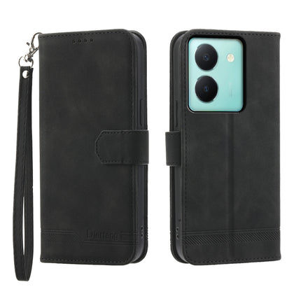 Dierfeng Dream Line Leather Phone Case, For vivo Y36, For vivo Y78, For vivo Y02a, For vivo Y56