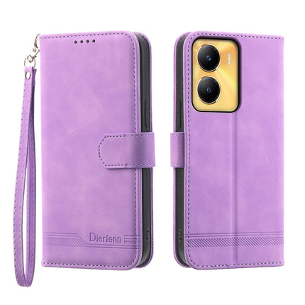 Dierfeng Dream Line Leather Phone Case, For vivo Y36, For vivo Y78, For vivo Y02a, For vivo Y56