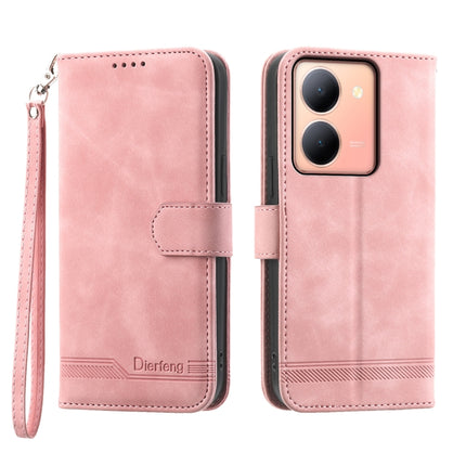 Dierfeng Dream Line Leather Phone Case, For vivo Y36, For vivo Y78, For vivo Y02a, For vivo Y56