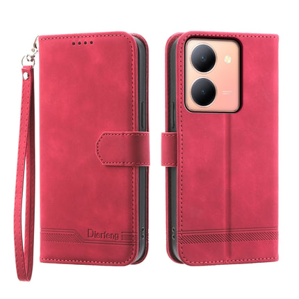 Dierfeng Dream Line Leather Phone Case, For vivo Y36, For vivo Y78, For vivo Y02a, For vivo Y56