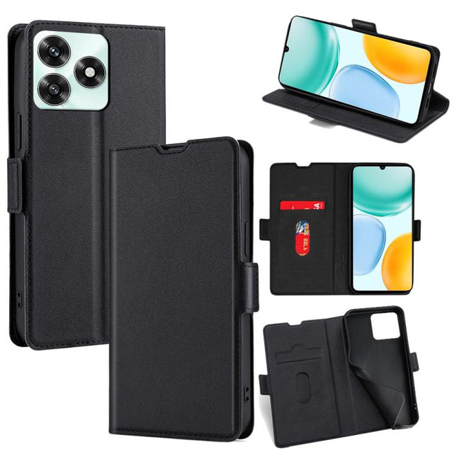 Ultra-thin Voltage Side Buckle Horizontal Flip Leather Phone Case, For Honor X5c 4G, For Honor Magic8 Pro, For Honor Magic8, For Honor 400 Smart 5G, For Honor X70 5G, For Honor X6c 4G