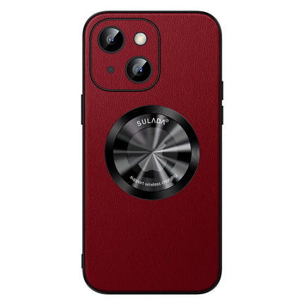 SULADA Microfiber Leather MagSafe Magnetic Phone Case, For iPhone 15 Pro Max, For iPhone 15 Pro, For iPhone 15 Plus