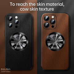 SULADA Microfiber Leather MagSafe Magnetic Phone Case, For iPhone 13 Pro, For iPhone 13, For iPhone 12