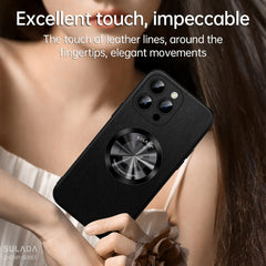 SULADA Microfiber Leather MagSafe Magnetic Phone Case, For iPhone 13 Pro, For iPhone 13, For iPhone 12