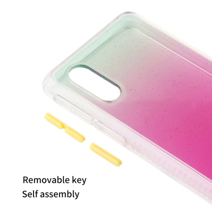 2pcs Gradient Marble Phone Case, For Xiaomi Redmi 9A, For Xiaomi Redmi 9C, For Xiaomi Redmi 9, For Xiaomi Redmi Note 9, For Xiaomi Redmi Note 9S