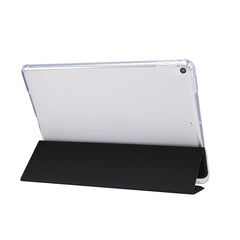 3-folding Electric Pressed Skin Texture Horizontal Flip Shockproof Transparent TPU + PU Leather Case with Holder & Pen Slot & Sleep / Wake-up Function, For iPad Air (2019)/Pro 10.5 (2017), For iPad mini (2019) / mini 4, For iPad Pro 11 inch (2020)