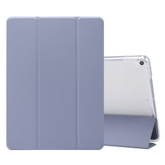 3-folding Electric Pressed Skin Texture Horizontal Flip Shockproof Transparent TPU + PU Leather Case with Holder & Pen Slot & Sleep / Wake-up Function, For iPad Air (2019)/Pro 10.5 (2017), For iPad mini (2019) / mini 4, For iPad Pro 11 inch (2020)