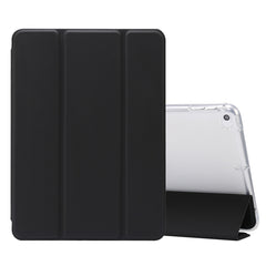 3-folding Electric Pressed Skin Texture Horizontal Flip Shockproof Transparent TPU + PU Leather Case with Holder & Pen Slot & Sleep / Wake-up Function, For iPad Air (2019)/Pro 10.5 (2017), For iPad mini (2019) / mini 4, For iPad Pro 11 inch (2020)