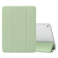 3-folding Electric Pressed Skin Texture Horizontal Flip Shockproof Transparent TPU + PU Leather Case with Holder & Pen Slot & Sleep / Wake-up Function, For iPad Air (2019)/Pro 10.5 (2017), For iPad mini (2019) / mini 4, For iPad Pro 11 inch (2020)