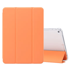 3-folding Electric Pressed Skin Texture Horizontal Flip Shockproof Transparent TPU + PU Leather Case with Holder & Pen Slot & Sleep / Wake-up Function, For iPad Air (2019)/Pro 10.5 (2017), For iPad mini (2019) / mini 4, For iPad Pro 11 inch (2020)