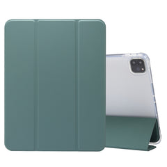 3-folding Electric Pressed Skin Texture Horizontal Flip Shockproof Transparent TPU + PU Leather Case with Holder & Pen Slot & Sleep / Wake-up Function, For iPad Air (2019)/Pro 10.5 (2017), For iPad mini (2019) / mini 4, For iPad Pro 11 inch (2020)