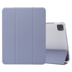 3-folding Electric Pressed Skin Texture Horizontal Flip Shockproof Transparent TPU + PU Leather Case with Holder & Pen Slot & Sleep / Wake-up Function, For iPad Air (2019)/Pro 10.5 (2017), For iPad mini (2019) / mini 4, For iPad Pro 11 inch (2020)