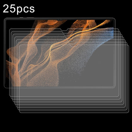 25pcs 9H 0.3mm Explosion-proof Tempered Glass Film, For Samsung Galaxy Tab S11 Ultra 14.6, For Samsung Galaxy Tab S10 FE+ 13.1, For Samsung Galaxy Tab S10 Ultra 14.6, For Samsung Galaxy Tab S10+ 12.4, For Samsung Galaxy Tab S10 11                      ...