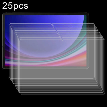 25pcs 9H 0.3mm Explosion-proof Tempered Glass Film, For Samsung Galaxy Tab S11 Ultra 14.6, For Samsung Galaxy Tab S10 FE+ 13.1, For Samsung Galaxy Tab S10 Ultra 14.6, For Samsung Galaxy Tab S10+ 12.4, For Samsung Galaxy Tab S10 11                      ...